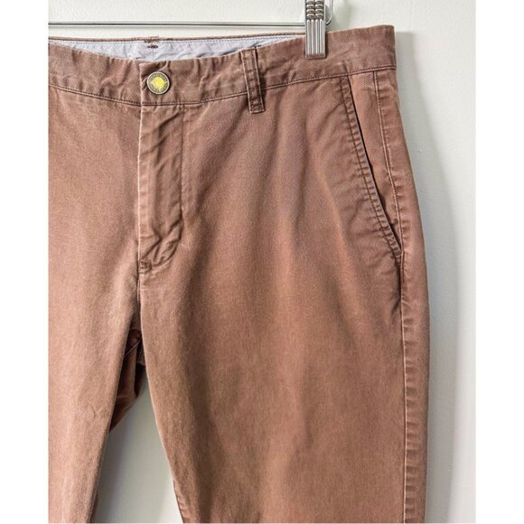 Bonobos Men's Brown Slim Style Chino Pants - Size 32/33 - Picture 10 of 10